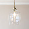 Walcot Pendant Light in Burnished Brass