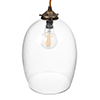 Walcot Fine Fluted Pendant Light in Antiqued Brass 
