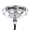 Walcot Fine Fluted Pendant Light in Nickel 