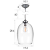 Walcot Fine Fluted Pendant Light in Polished 