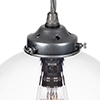 Walcot Fine Fluted Pendant Light in Polished 