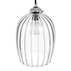 Walcot Fluted Pendant Light in Nickel