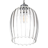 Walcot Fluted Pendant Light in Polished