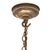 Chalford Fluted Pendant Light in Antiqued Brass