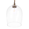 Chalford Fine Fluted Pendant Light in Antiqued Brass