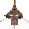 Clifton Pendant Light in Antiqued Brass