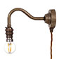 Carrick Plug-In Wall Light (Down) Antiqued Brass