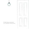 Fulbourn Greeny Blue Pendant in Antiqued Brass