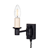 Hanson Library Plug-In Wall Light in Matt Black