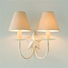 Double Star Wall Light in Old Ivory