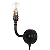 Brooke Plug-In Wall Light (Up) Matt Black