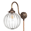 Putney Plug-In Wall Light Antiqued Brass