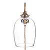 Clifton Plug-in Wall Light in Antiqued Brass