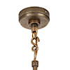 Elmwood 4 Arm Pendant Light in Antiqued Brass