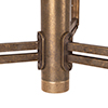 Elmwood 3 Arm Pendant Light In Antiqued Brass