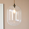 Limehouse Pendant Light in Antiqued Brass