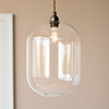Limehouse Pendant Light (ES) in Antiqued Brass