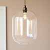 Limehouse Pendant Light (ES) in Antiqued Brass