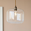 Addington Pendant Light (ES) Antiqued Brass