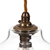 Octavia Pendant Light in Antiqued Brass