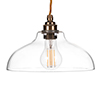 Langley Pendant Light (ES) in Antiqued Brass