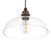 Langley Pendant Light (ES) in Antiqued Brass