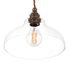 Langley Pendant Light (ES) in Antiqued Brass