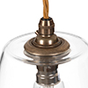 Evesham Pendant Light in Antiqued Brass