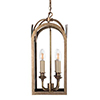 Hall Lantern in Antiqued Brass