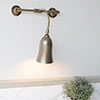 Single Howard Light in Antiqued Brass