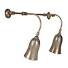 Double Howard Light in Antiqued Brass