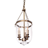 Bonham Lantern in Antiqued Brass