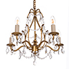 Devonshire Pendant Light in Old Gold