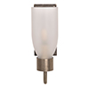 Single Morston Wall Light, Frosted Glass, in Antiqued Brass