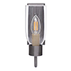 Single Morston Light in Polished, Clear Glass