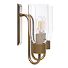 Double Morston Light in Old Gold, Clear Glass