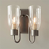 Double Morston Light in Polished, Clear Glass