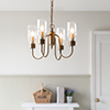 Morston Pendant in Antiqued Brass 