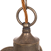 Morston Pendant in Antiqued Brass 