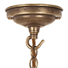 Morston Fluted Pendant in Antiqued Brass 