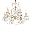 Queensbury Pendant with Octagons in Old Ivory