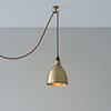 Pendant Flex Ceiling Hook in Antiqued Brass