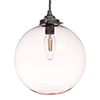 Holborn Dusky Pink Glass Pendant in Polished