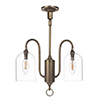 Kersey Pendant Light in Antiqued Brass