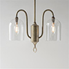 Kersey Pendant Light in Antiqued Brass