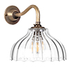 Octavia Fluted Wall Light in Antiqued Brass