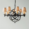 Globe Pendant Light in Matt Black