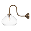 Bella Wall Light in Antiqued Brass