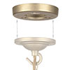 Georgian Lighting Pattress in Burnished Brass