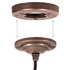 Georgian Lighting Pattress in Heritage Copper